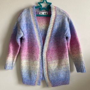 Kids rainbow cotton on cardigan size 5-6